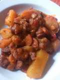 Patatas estofadas con chorizo