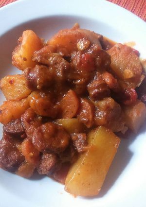 Una foto de Patatas estofadas con chorizo