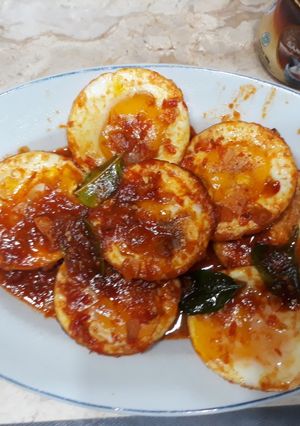 Foto resep Telur balado praktis