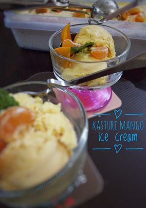 Foto resep Kasturi mango ice cream
