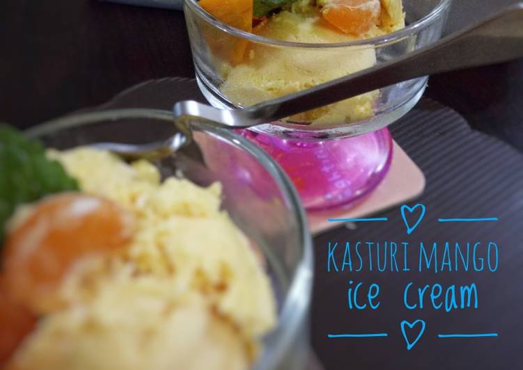 Kasturi mango ice cream