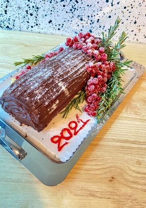 Φωτογραφία της συνταγής Buche de Noël, το απόλυτο γλυκό για το χριστουγεννιάτικο τραπέζι σας!