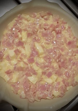 Una foto de Tarta de Jamón y queso