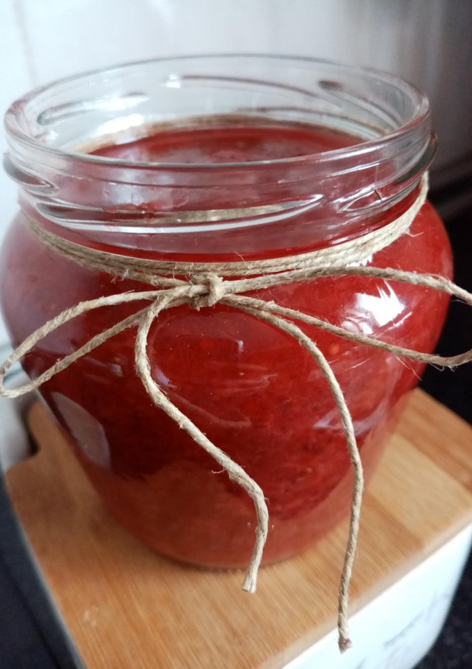 Una foto de Mermelada de fresa y Chía sin azúcar