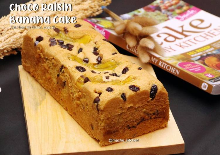 Choco Raisin Banana Cake Uenak