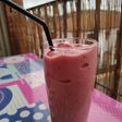 Smoothie de fresa sin azúcar