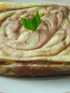 Foto resep Steamed Chocolatos Marble cake