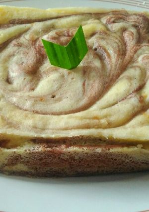 Foto resep Steamed Chocolatos Marble cake
