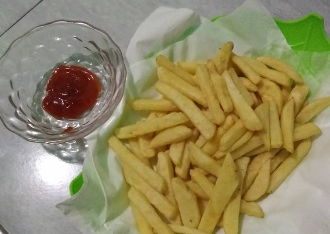 Resep Kentang goreng crispy yang Lezat Sekali