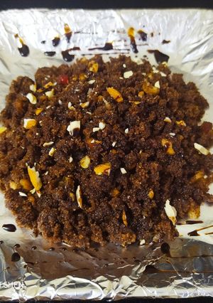 A picture of Chocolate Halwa.