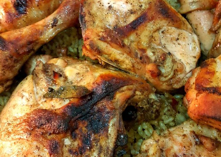 طاجن الدجاج بالرز