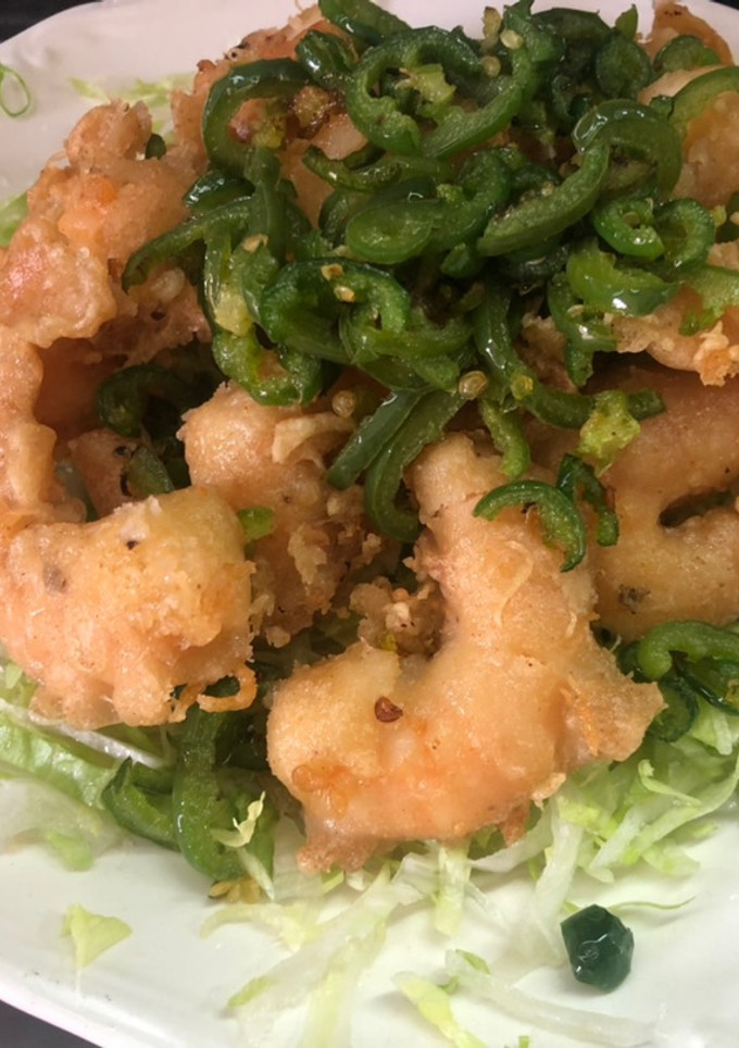 Una foto de Camarones Fritos al estilo Chino con el toque Sonorense