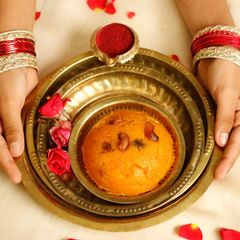 A picture of Microwave Ashoka Halwa.