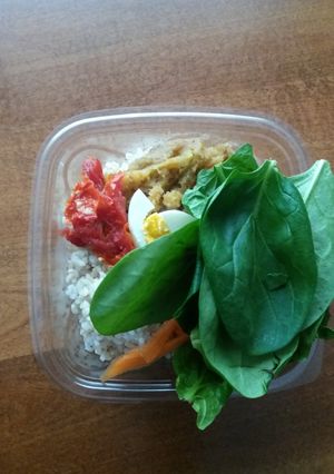 Una foto de Buddha bowl vegetariano🍲💚
