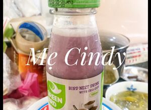 Hình của món Sữa khoai lang tím.