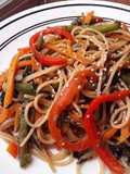 Fideos🍜 con verduras🍝 salteadas🥙