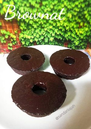 Foto resep Brownies Donat