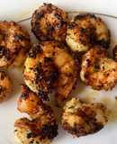 Camarones fritos con especies