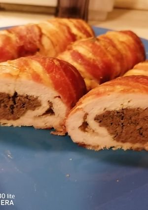 Töltött Baconos csirkemell recept fotója