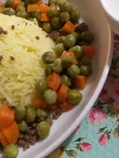 صورة لوصفة رز مفلفل على بازيلا