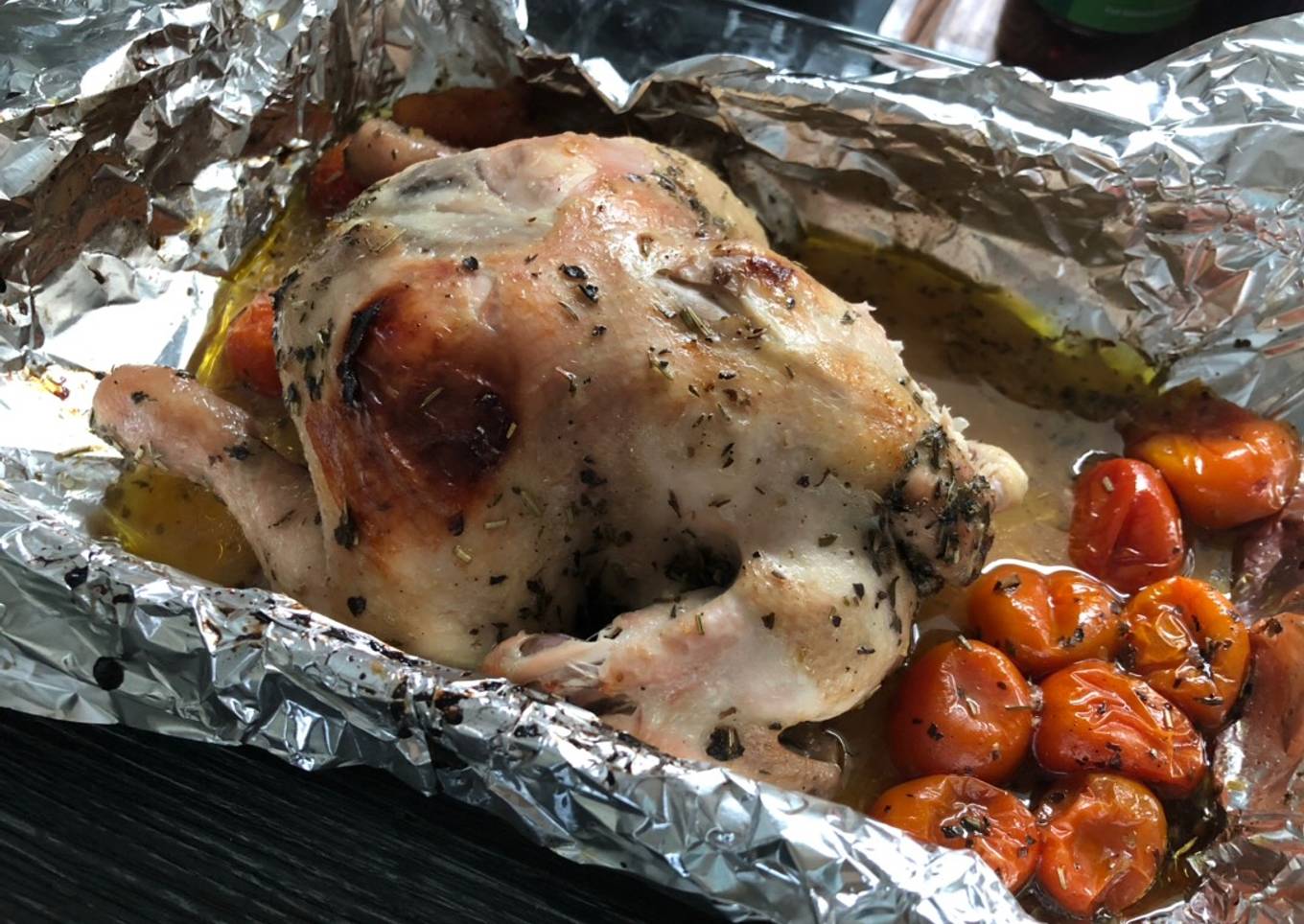 Roasted chicken