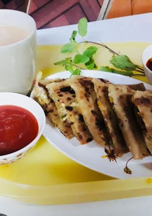A picture of Stuff veg paratha.
