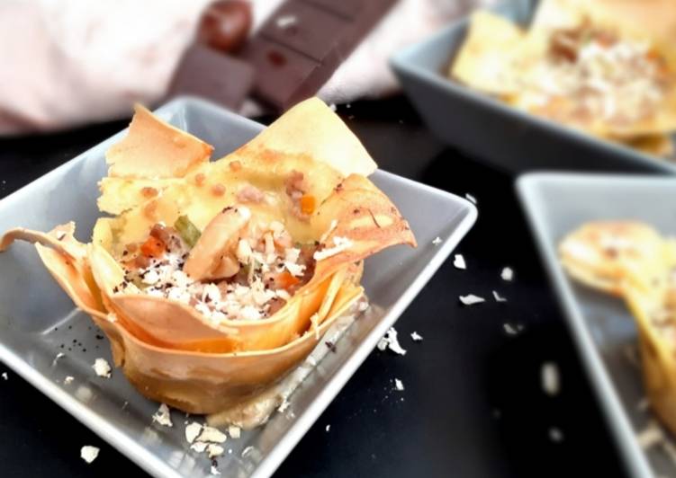 Lasagne al ragu' di cinghiale, castagne e cioccolato di Modica