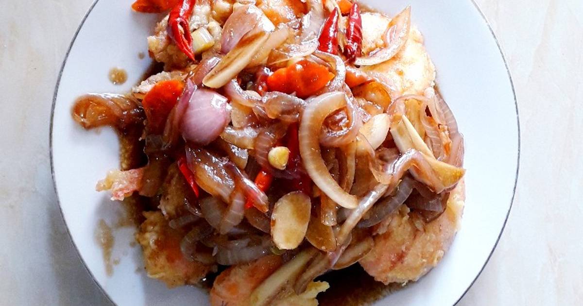  Resep  Udang  Goreng Tepung  Saos Teriyaki Pedas oleh Indah 