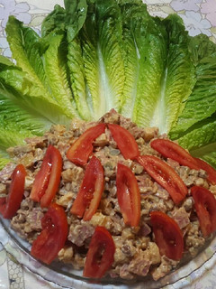 عکسی از دستور سالاد لوبیا چیتی شبنم پز😍