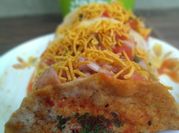 A picture of cheese chapati