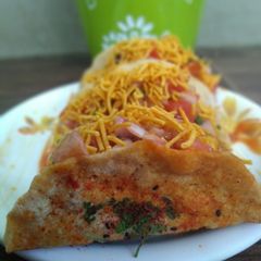 A picture of Chapati Taco chat.