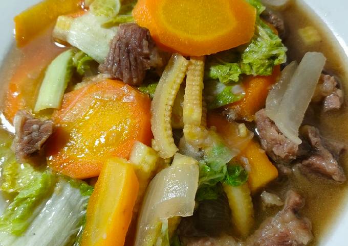 Resep Cah Daging Sapi Sawi Putih Oleh Key Cookpad