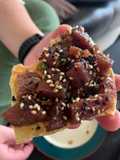 Tostadas de atún estilo poke