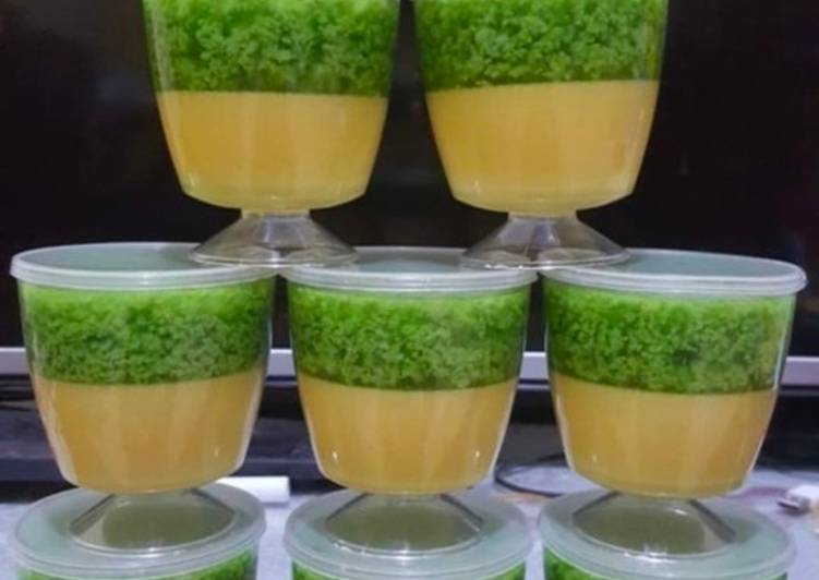 Resep Puding Lumut Mentega | Bahan Membuat Puding Lumut Mentega Yang Mudah Dan Praktis