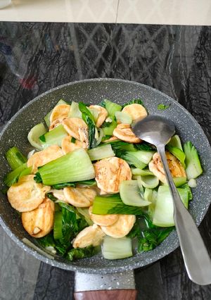 Foto resep Caisim tofu bawang putih