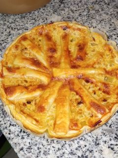 Una foto de Quiche de verduras en olla gm g