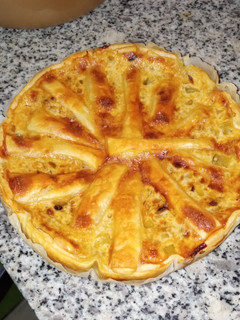 Una foto de Quiche de verduras en olla gm g