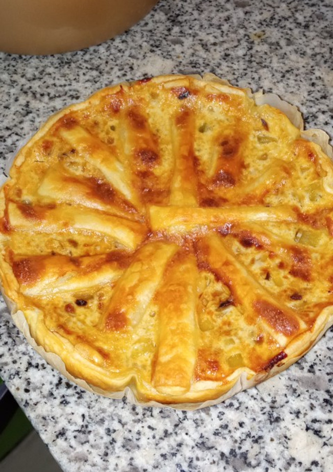 Una foto de Quiche de verduras en olla gm g