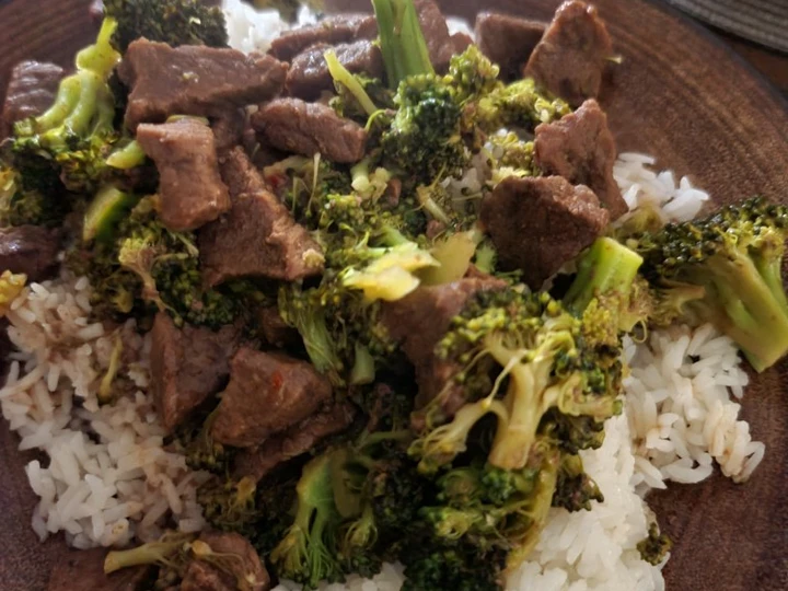 Easy Way Prepare Ninja Beef, broccoli and rice the So Delicious So Delicious