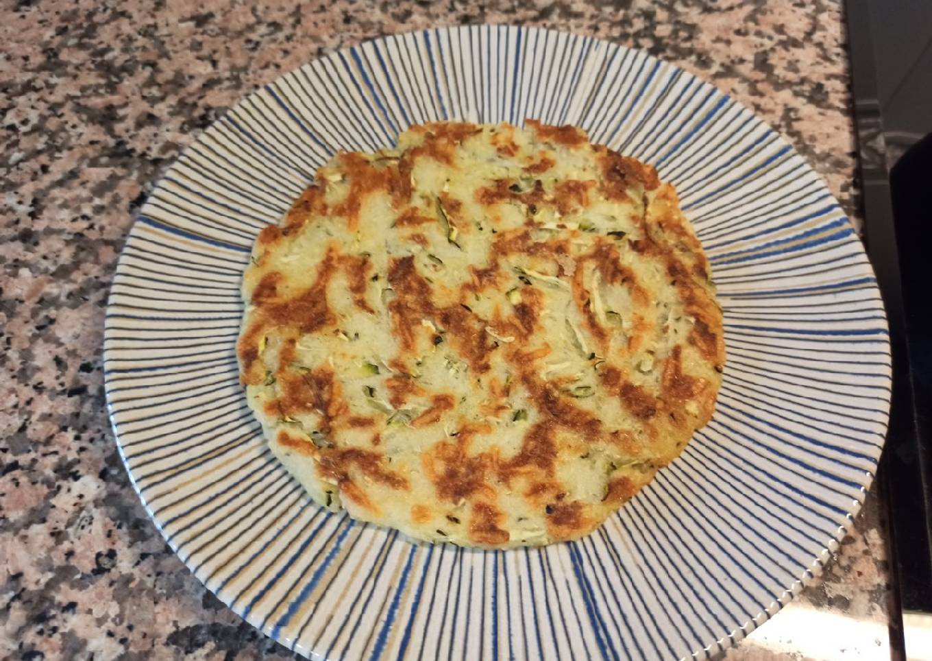 Arepas de calabacín y queso