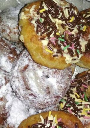 Foto resep Donat pispok (pisang kepok) 🍩