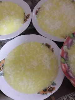 صورة لوصفة كاسترد مع جوز الهند 😋