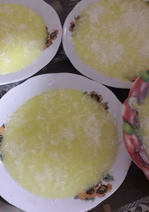 صورة لوصفة كاسترد مع جوز الهند 😋