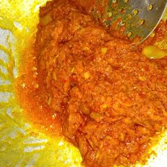 A picture of Masala for curry.