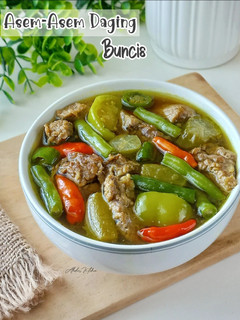 Foto resep Asem-Asem Daging Buncis