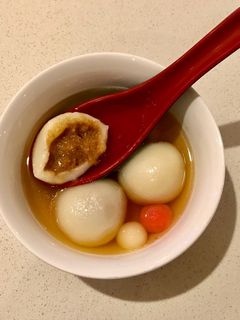 簡單的花生湯圓 的食譜成品照片