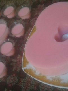 Foto resep Puding pop ice stowberry