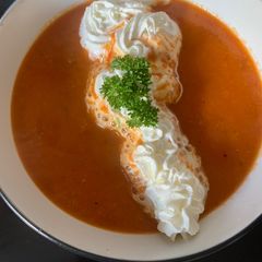 A picture of Simple tomato soup.