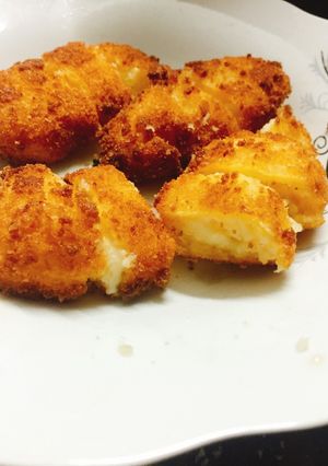 Hình của món Bánh sữa tươi chiên.