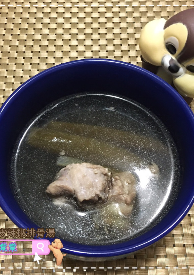 剝皮辣椒排骨湯 的食譜成品照片
